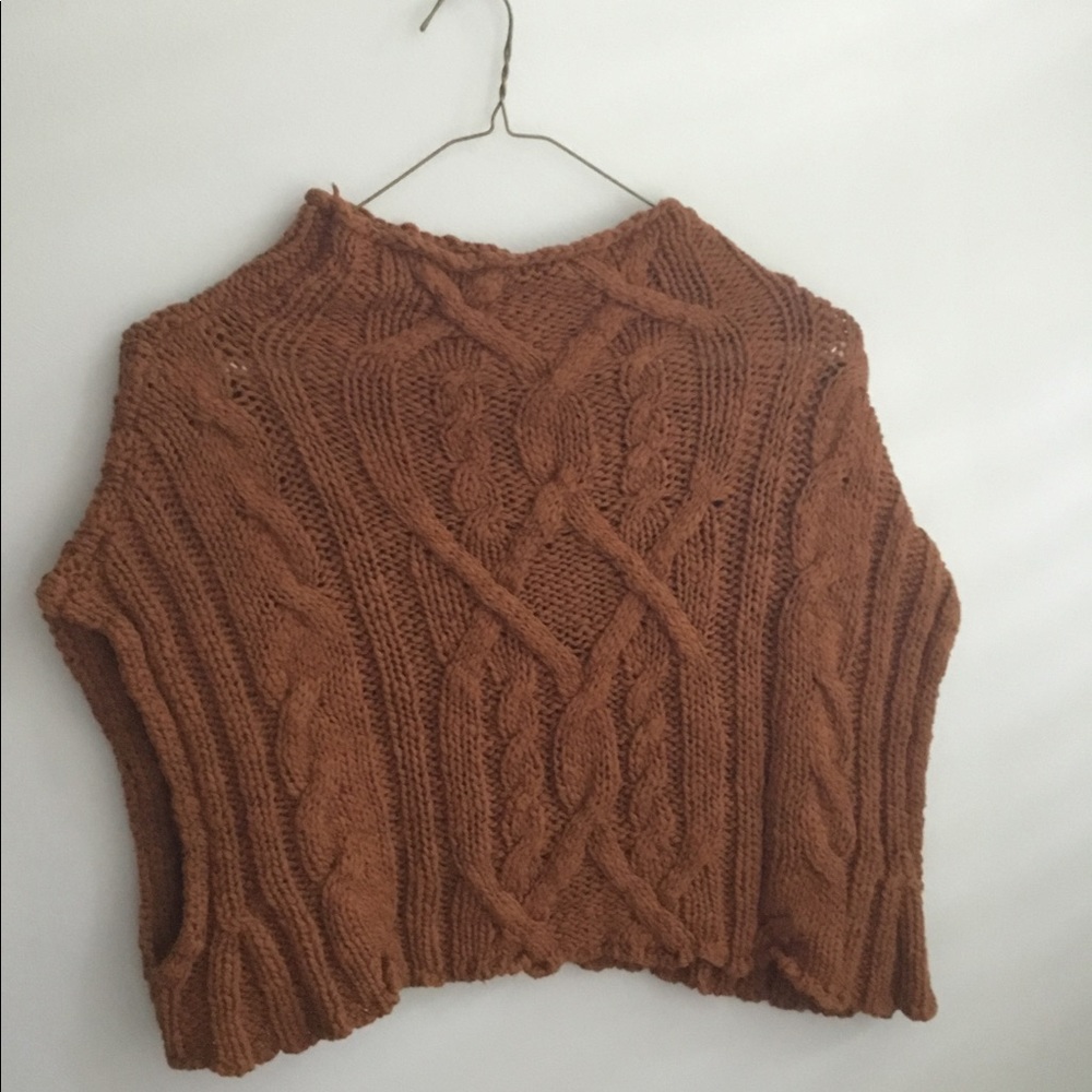 Free people brown sweater